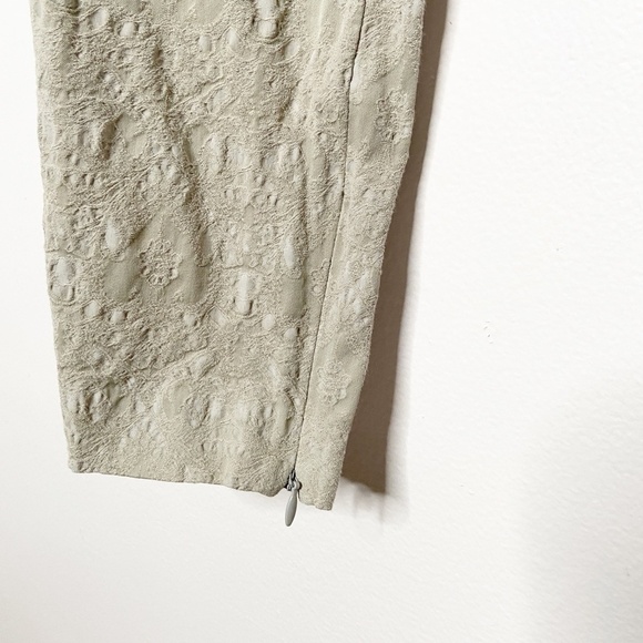 ZARA | Light Tan Textured Cigarette Pant - Picture 5 of 10